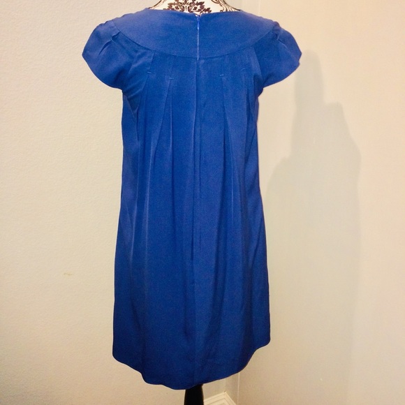 Banana Republic Silk Blue Dress - Picture 4 of 4